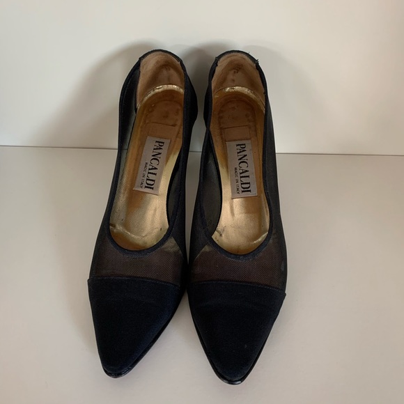 Vintage mesh kitten heels made in Italy - Picture 3 of 15